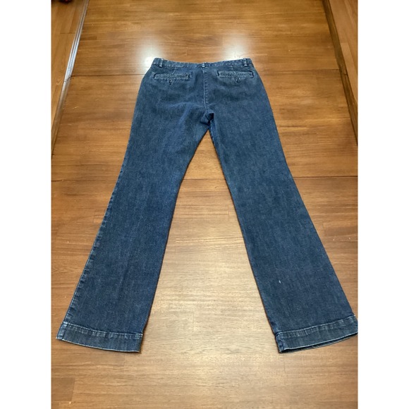 The Limited Womens Dark Wash Flare Leg Denim Jeans Size 6 small flaw - Picture 10 of 10